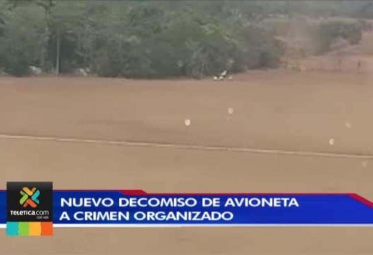 Autoridades localizaron una avioneta en la zona sur que habría sido usada por el crimen organizado