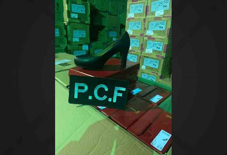 PCF decomisa 550.000 cigarrillos y 24.000 pares de zapatos