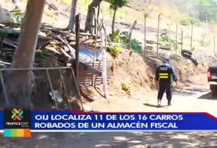 OIJ localizó 11 de los 15 carros robados de almacén fiscal en Heredia