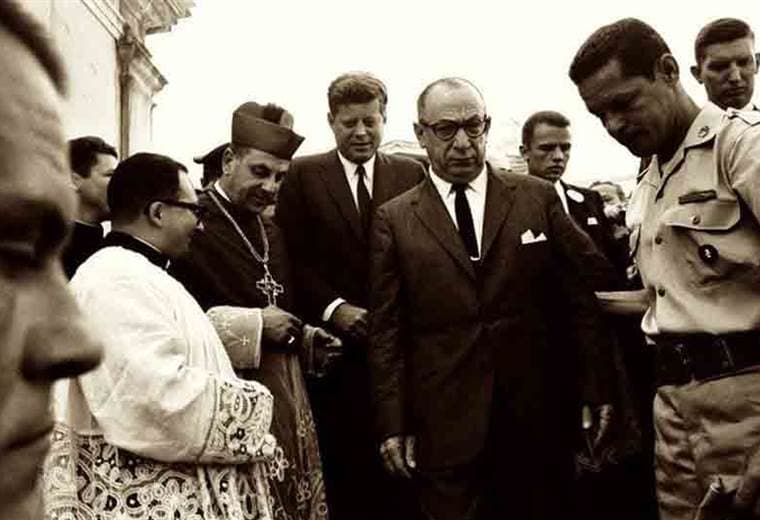 Kennedy con el presidente de Costa Rica, Francisco Orlich