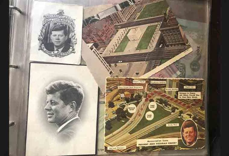 Recuerdos de Kennedy que guarda Bustamante