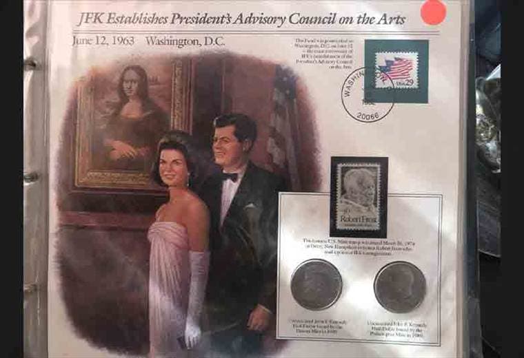 Recuerdos de Kennedy que guarda Bustamante