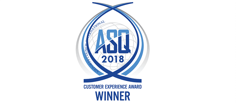 customer experience award asq