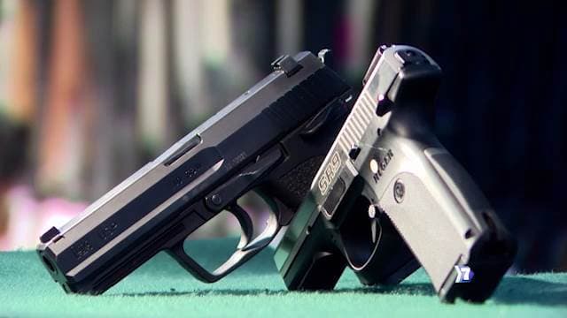 Armas de fuego. Foto de archivo.