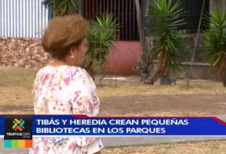Tibás y Heredia crearon pequeñas bibliotecas en los parques de las comunidades