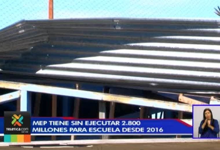 MEP tiene sin ejecutar ₡2.800 millones para escuela en Pavas desde 2016