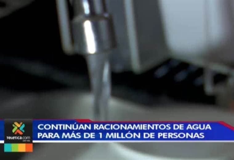 Más de 1 millón de personas en el país deben almacenar agua debido a los racionamientos