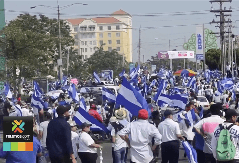 Oposición nicaragüense convocó a una nueva manifestación masiva