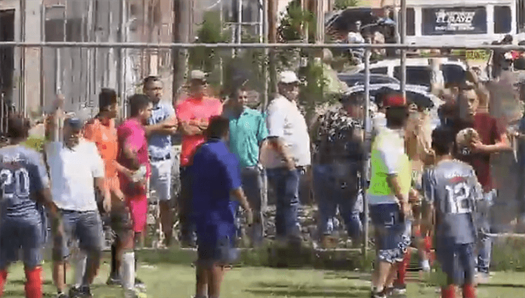 Gresca en partido de Linafa en San Pablo de Heredia