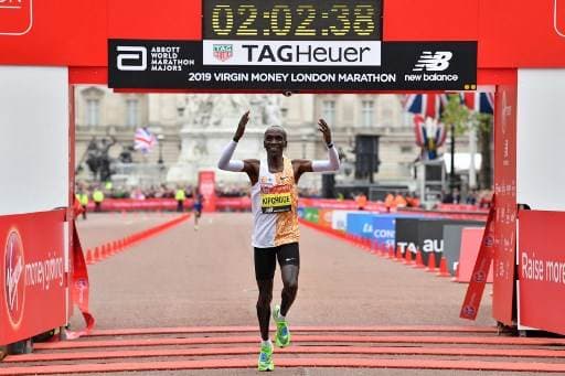 Eliud Kipchoge, maratonista keniano | AFP