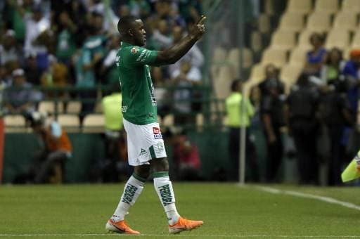 Joel Campbell, jugador del León de México | AFP