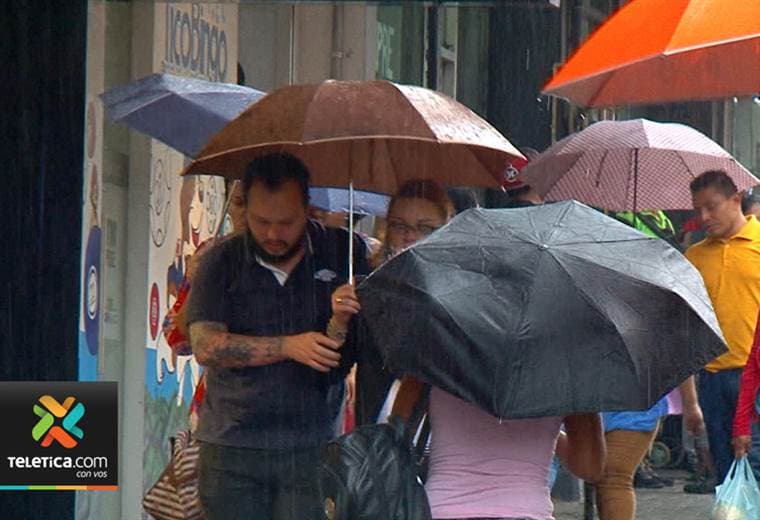 CNE se prepara para una semana con lluvias fuertes en el litoral Pacífico y Valle Central