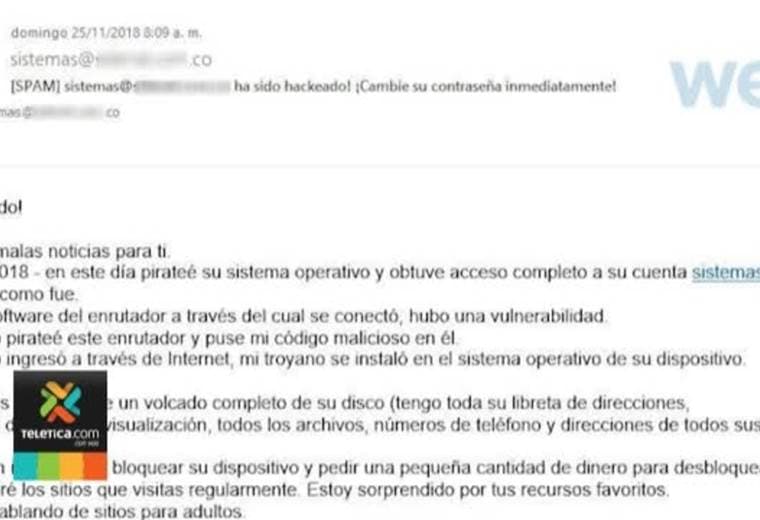 Sextorsión: en los últimos meses se ha dado un pico de actividad con esta estafa