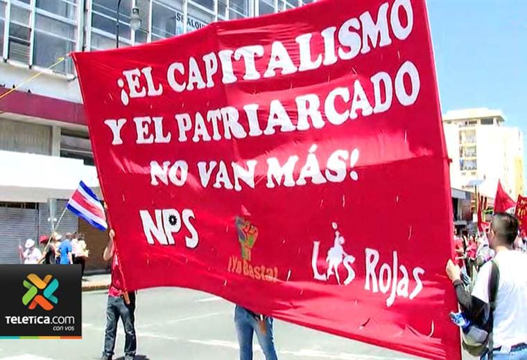 Esta mañana los gremios más importantes del país tomaron la avenida segunda