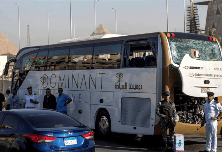 Atentado en Egipto a autobús de turistas | Twitter