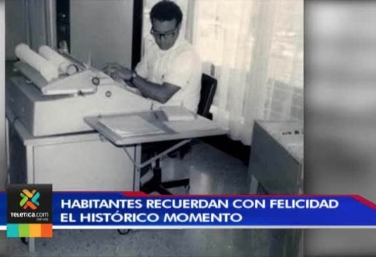 Hace 50 años se iluminaron por primera vez los hogares de la zona de los santos