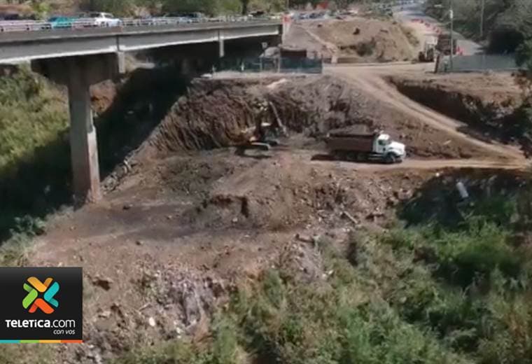 50.000 metros cúbicos de material han sido removidos de la zona donde se construirá el nuevo puente del Saprissa