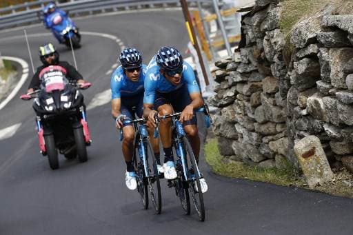 Andrey Amador impulsó a su líder de equipo Mikel Landa | AFP