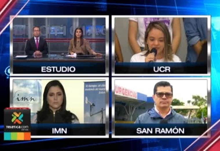 Fuertes lluvias de este lunes son producto de la Zona de Convergencia Intertropical