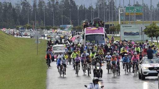Recibimiento en Ecuador de Richard Carapaz, ganador del Giro de Italia | AFP