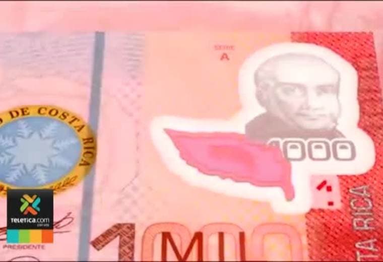 Billetes de ₡1.000 dañados se reciclan y convierten en madera plástica para los parques nacionales