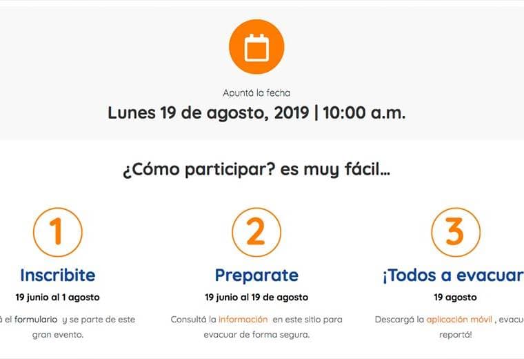 Simulacro Costa Rica