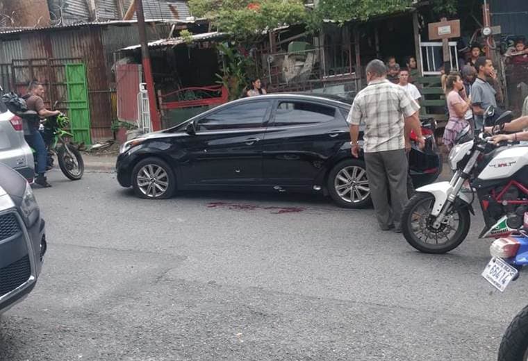 Hombre fue herido de bala este sábado en Cinco Esquinas de Tibás