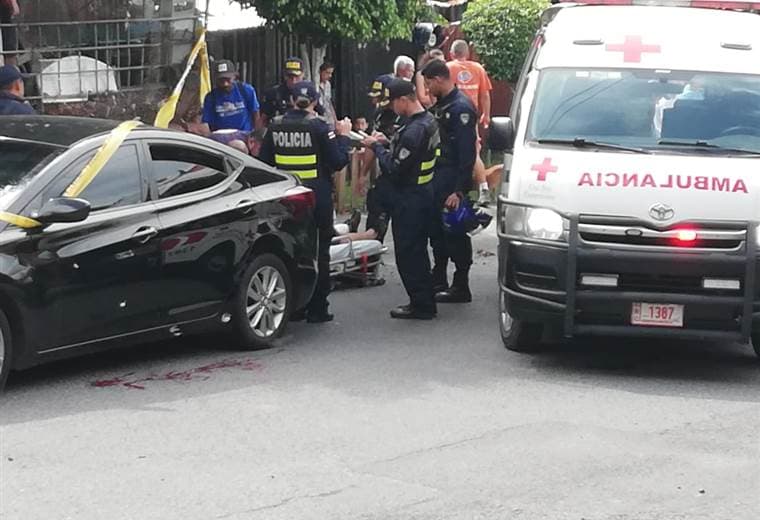 Hombre fue herido de bala este sábado en Cinco Esquinas de Tibás