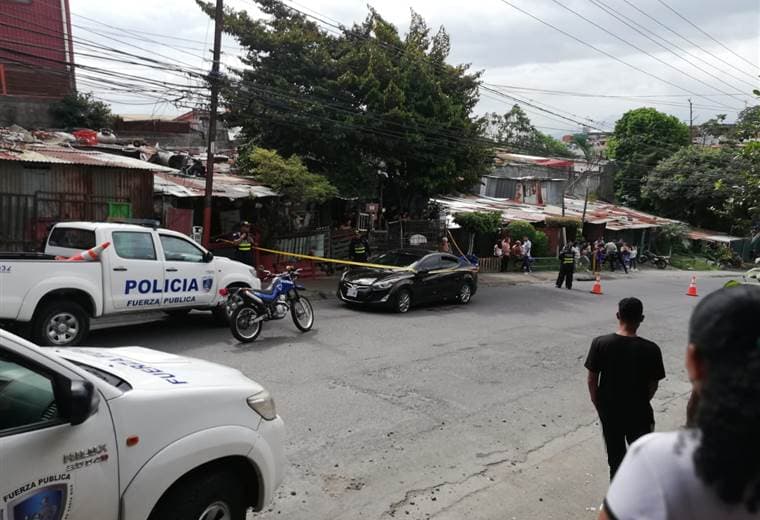 Hombre fue herido de bala este sábado en Cinco Esquinas de Tibás