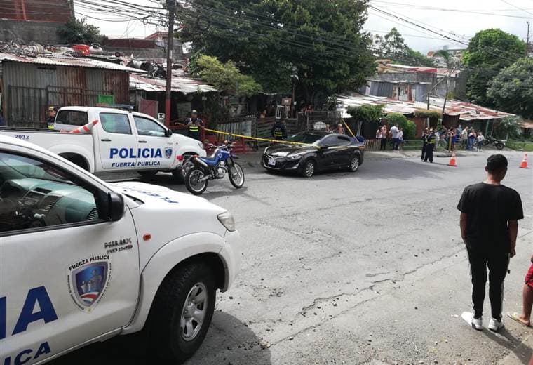 Hombre fue herido de bala este sábado en Cinco Esquinas de Tibás