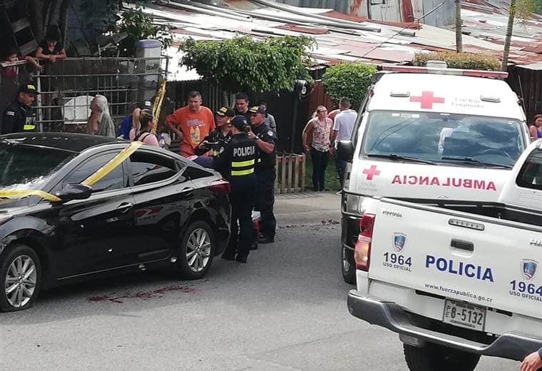 Hombre fue herido de bala este sábado en Cinco Esquinas de Tibás