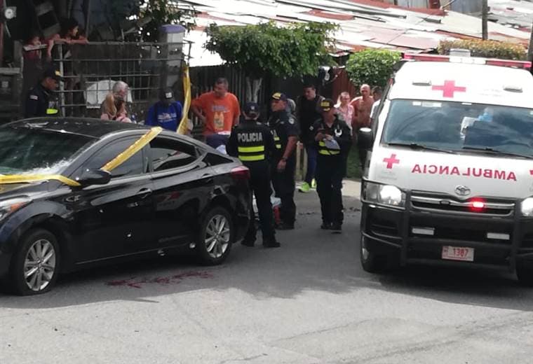Hombre fue herido de bala este sábado en Cinco Esquinas de Tibás