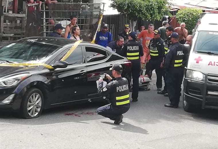 Hombre fue herido de bala este sábado en Cinco Esquinas de Tibás