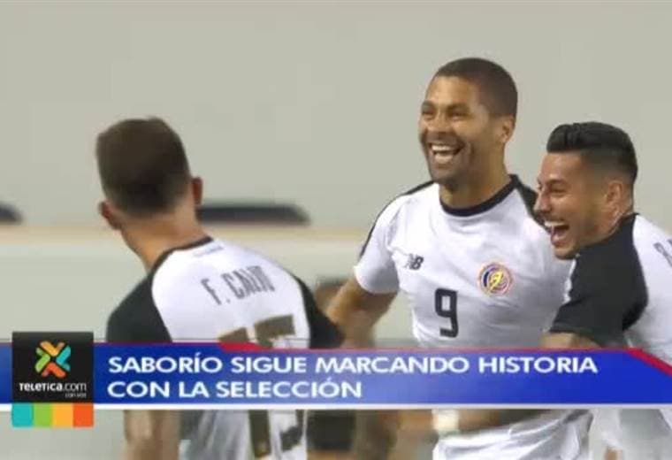 Álvaro Saborío se convirtió en el jugador tico más veterano en anotar en Copa Oro