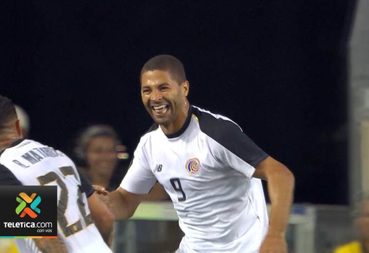 Álvaro Saborío se convirtió en el jugador tico más veterano en anotar en Copa Oro