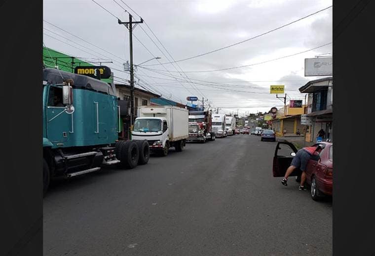 Manifestación Traileros -seccional ANEP
