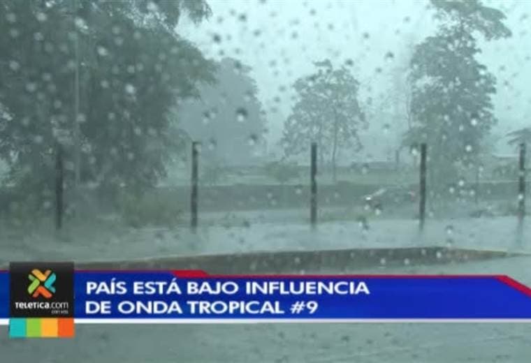 Costa Rica está bajo la influencia de la onda tropical número nueve