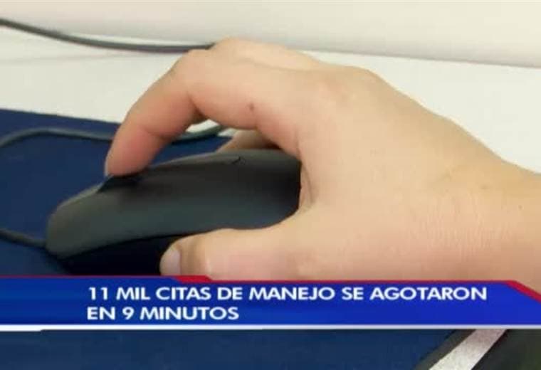 11.000 citas para pruebas prácticas de manejo se agotaron en tan solo 9 minutos