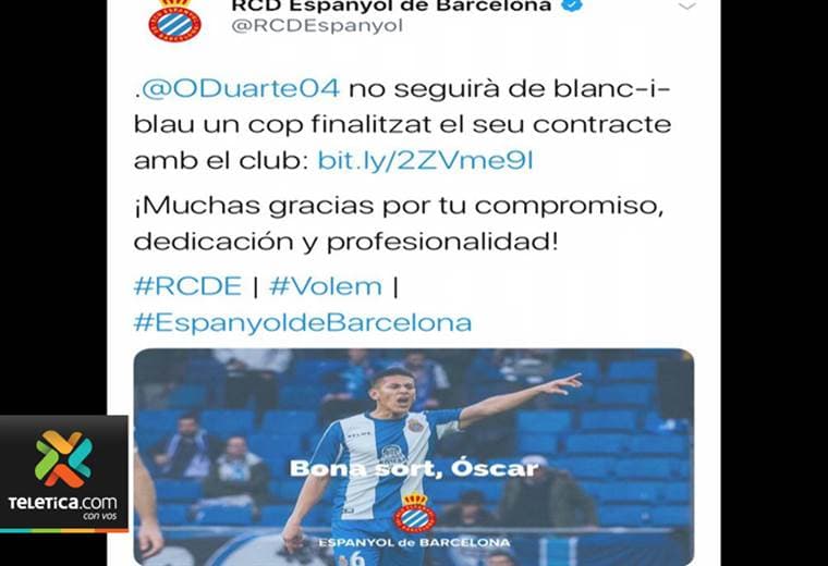 Duarte fuera del español