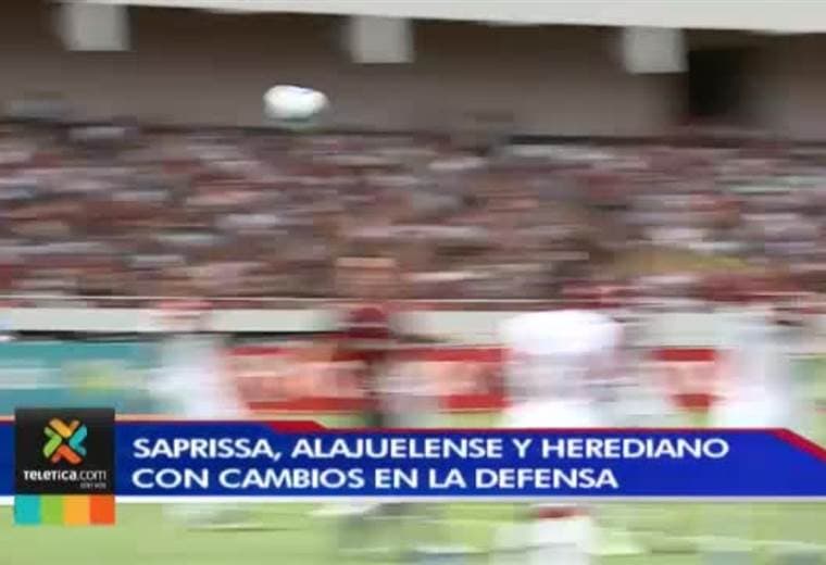 Saprissa, Alajuelense y Herediano con cambios en la defensa
