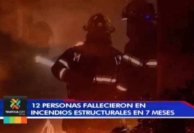 En los últimos tres años y medio 74 personas murieron en incendios estructurales