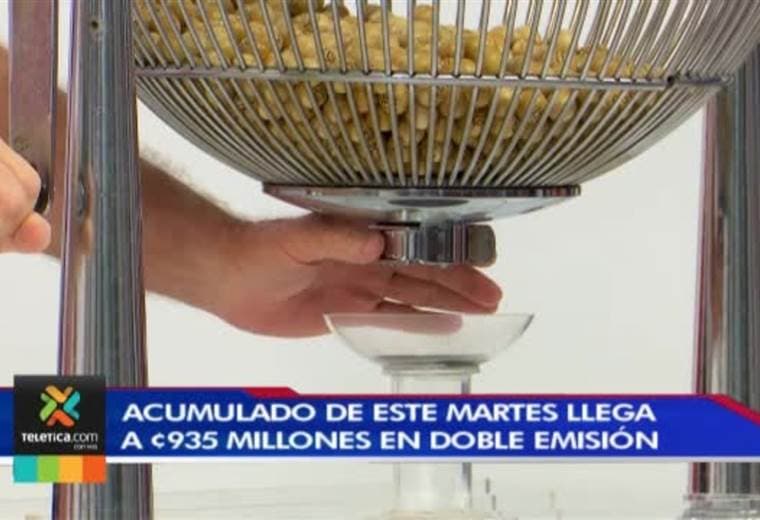 ₡935 millones en doble emisión estarán en juego este martes en el sorteo de los chances