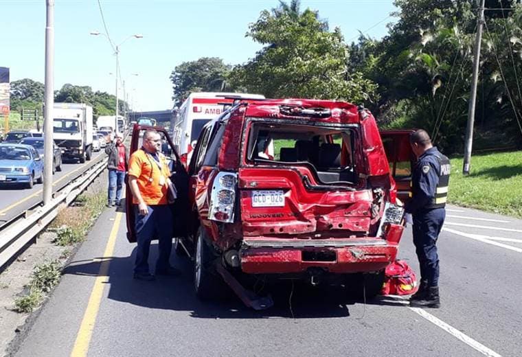 Colisión en la ruta 1