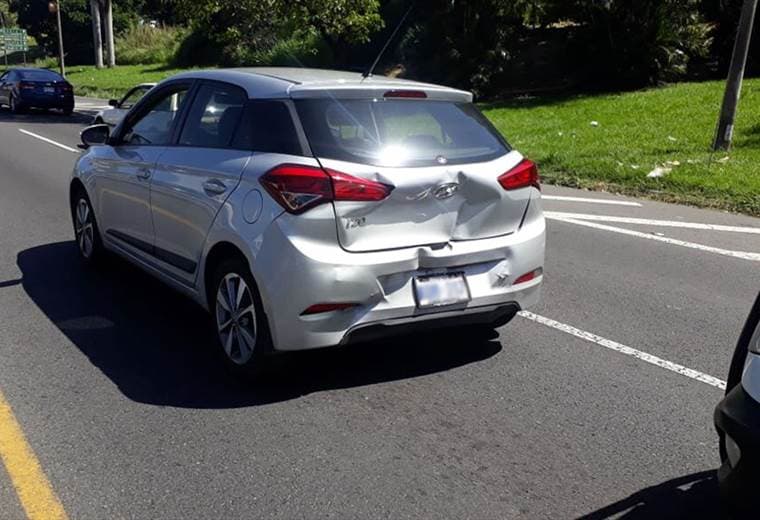 Colisión en la ruta 1