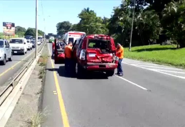 Colisión en la ruta 1