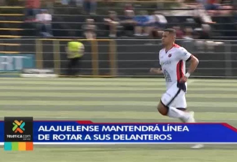 Alajuelense seguirá con su rotación de delanteros este domingo ante Pérez Zeledón