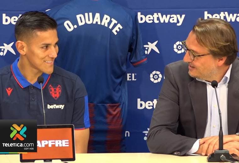 Levante le pide a Óscar Duarte hacer historia al igual que Keylor Navas