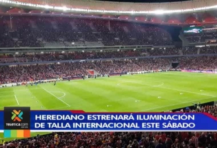 Herediano estrenará iluminación de talla internacional