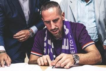 Ribery firmó un acuerdo con la Fiorentina | Fiorentina en Twitter