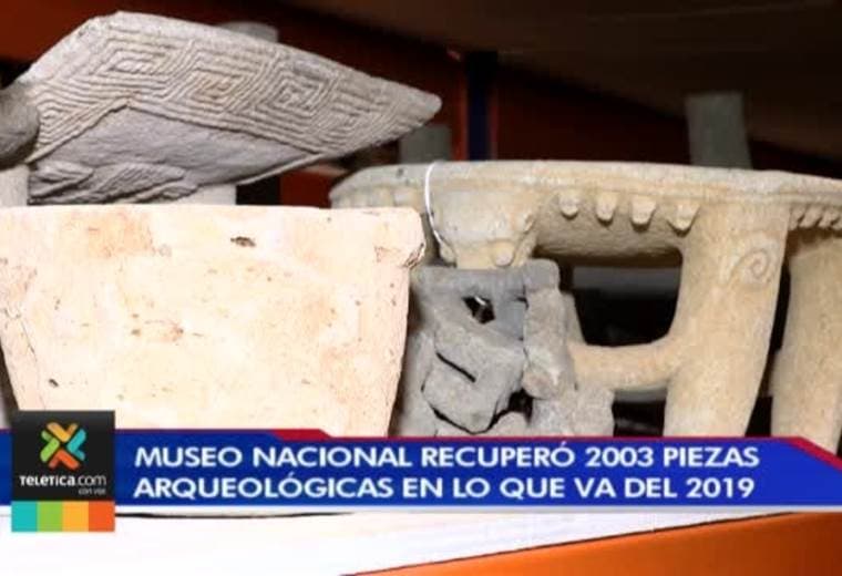 Museo Nacional recuperó 2003 piezas arqueológicas en lo que va del 2019